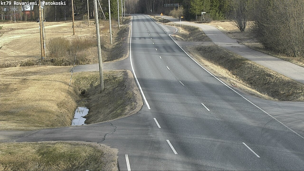 Weather Camera Image Väg 79 Rovaniemi, Patokoski, Rovaniemi, Lappi