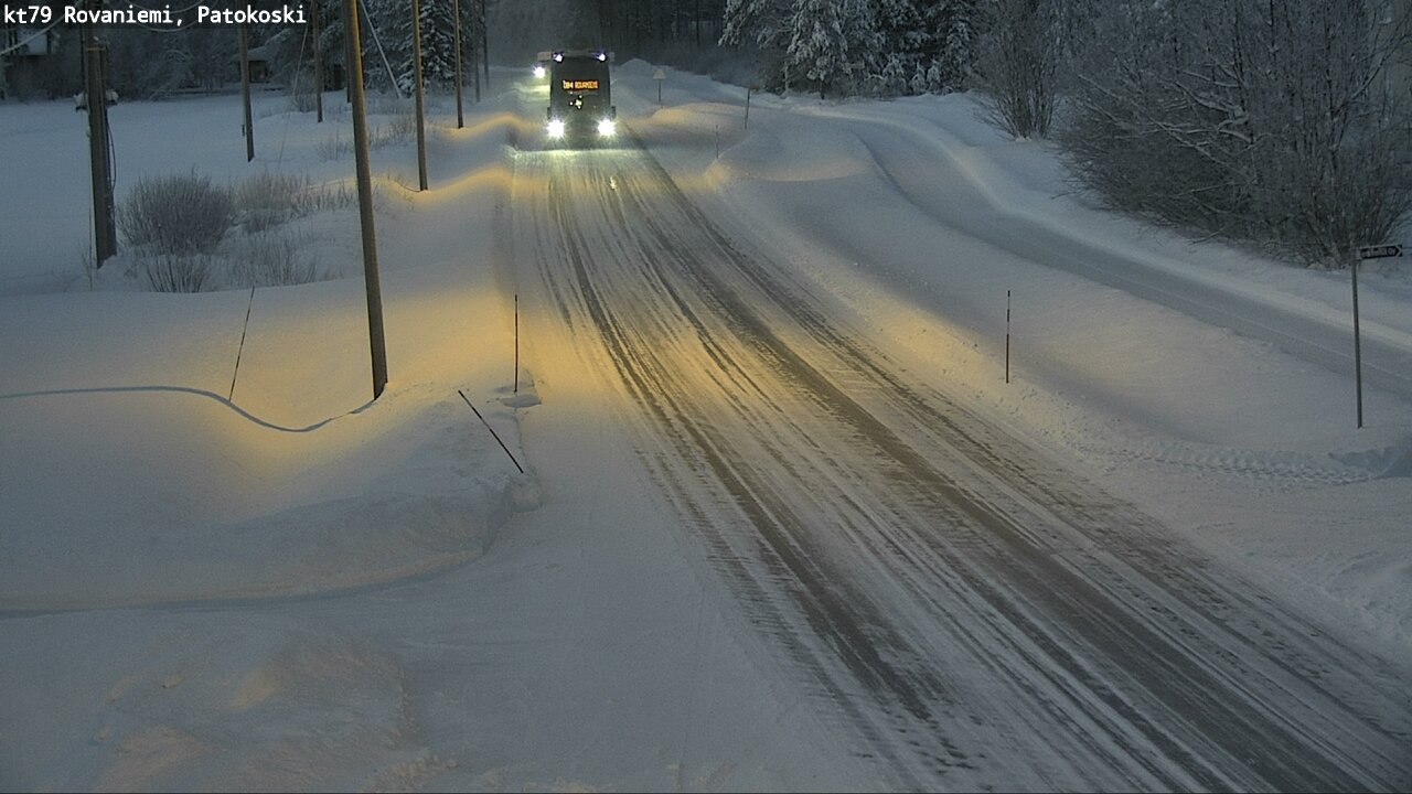 Weather Camera Image Road 79 Rovaniemi, Patokoski, Rovaniemi, Lappi