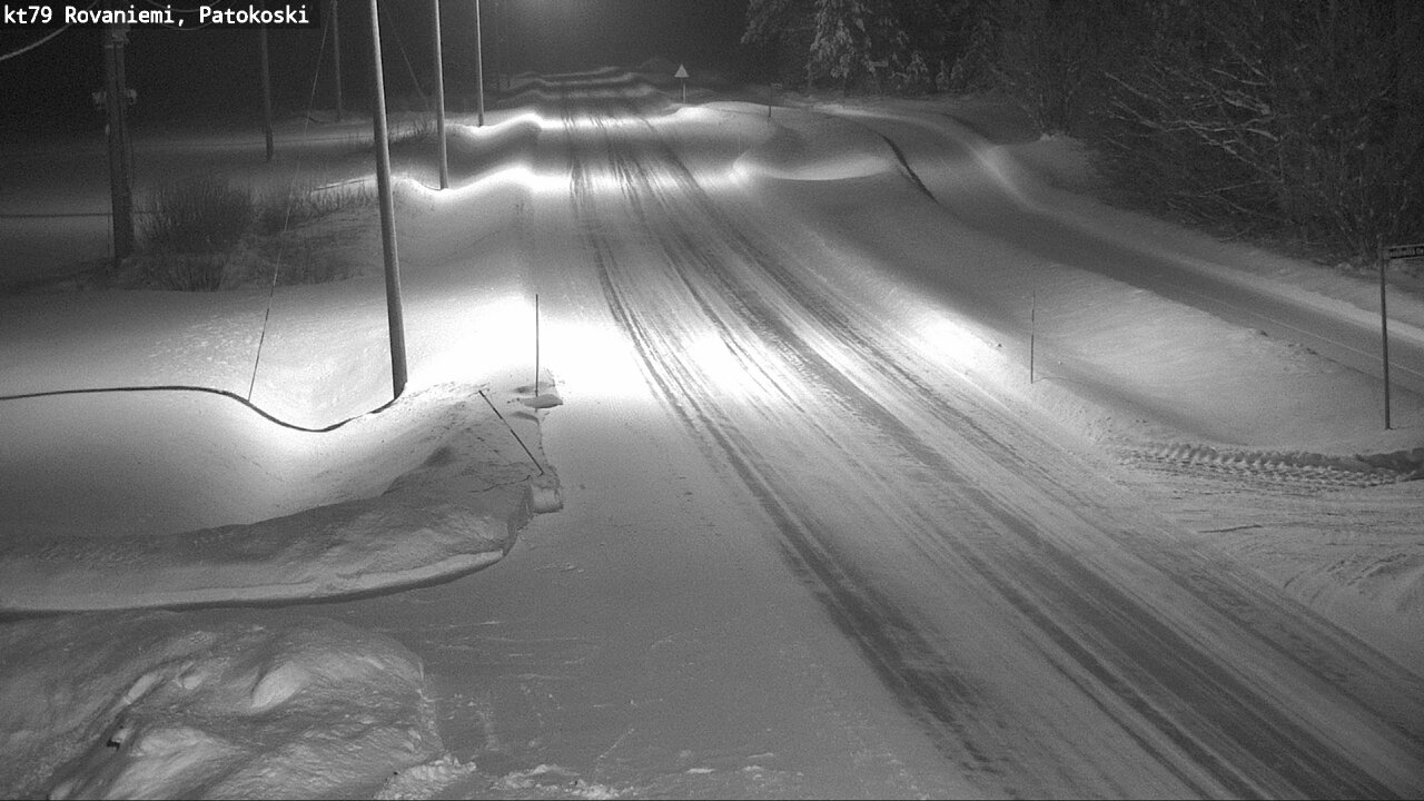 Weather Camera Image Road 79 Rovaniemi, Patokoski, Rovaniemi, Lappi