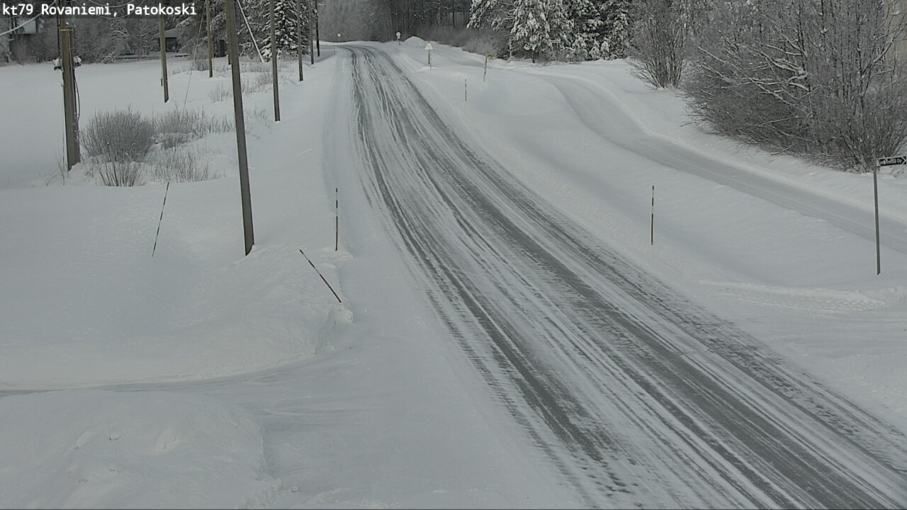 Weather Camera Image Road 79 Rovaniemi, Patokoski, Rovaniemi, Lappi