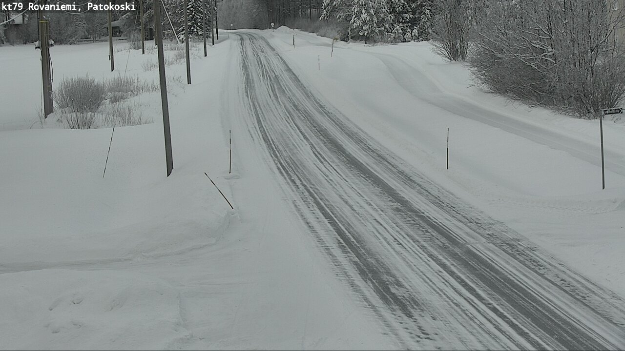 Weather Camera Image Väg 79 Rovaniemi, Patokoski, Rovaniemi, Lappi