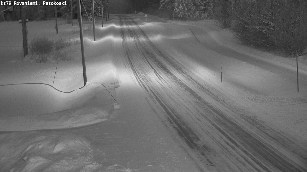 Weather Camera Image Road 79 Rovaniemi, Patokoski, Rovaniemi, Lappi