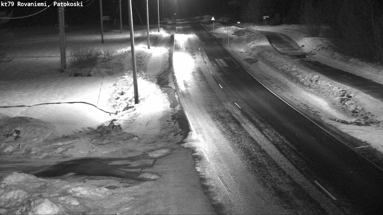 Weather Camera Image Väg 79 Rovaniemi, Patokoski, Rovaniemi, Lappi