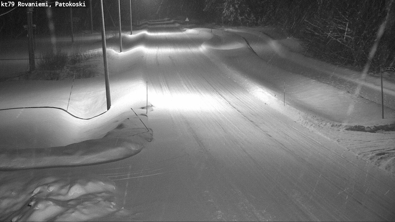 Weather Camera Image Road 79 Rovaniemi, Patokoski, Rovaniemi, Lappi