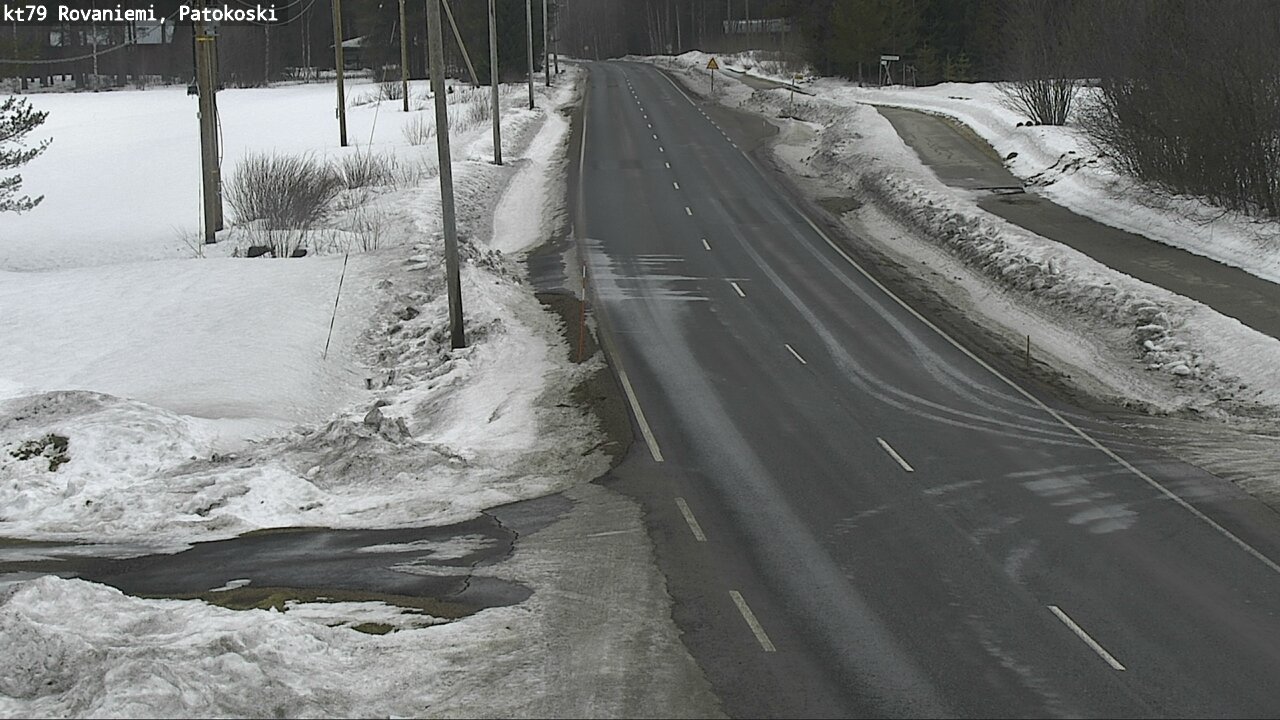 Weather Camera Image Road 79 Rovaniemi, Patokoski, Rovaniemi, Lappi