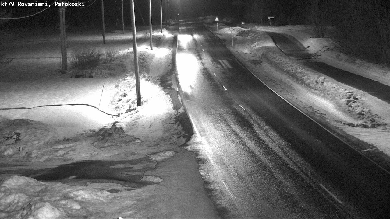 Weather Camera Image Väg 79 Rovaniemi, Patokoski, Rovaniemi, Lappi