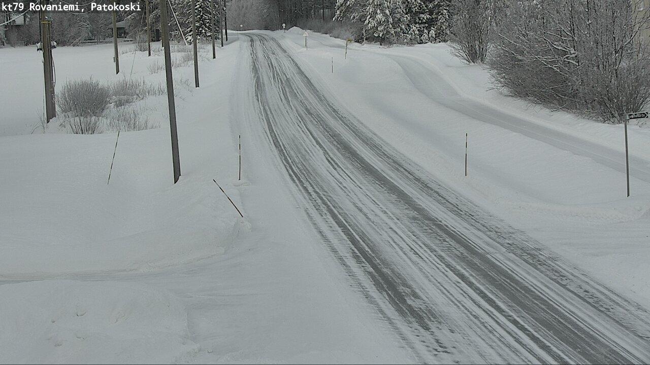 Weather Camera Image Road 79 Rovaniemi, Patokoski, Rovaniemi, Lappi
