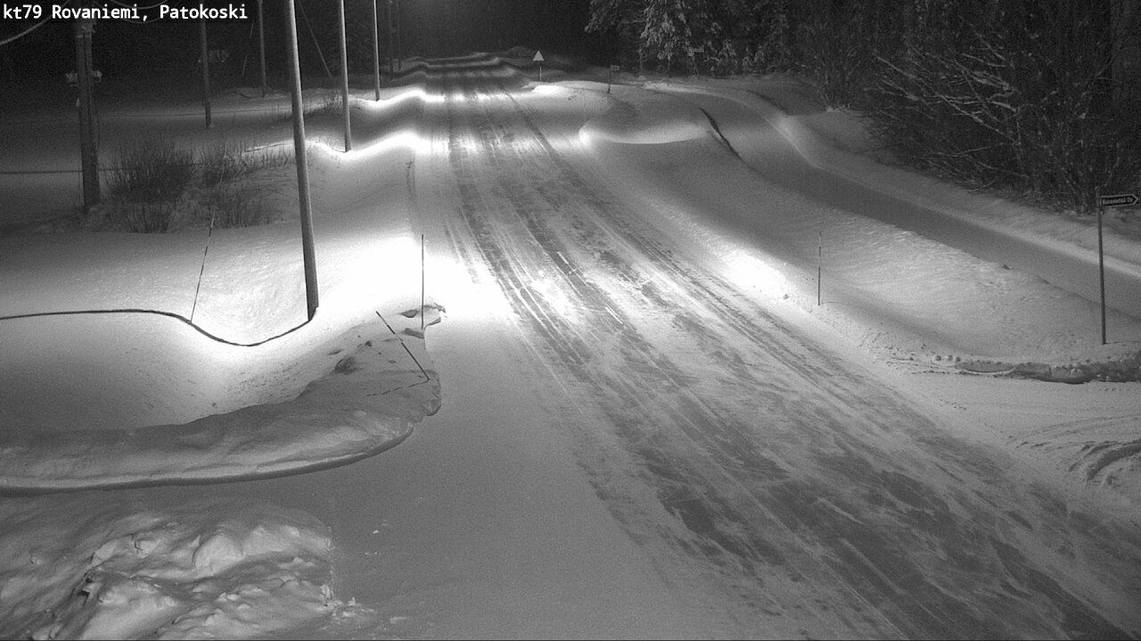 Weather Camera Image Road 79 Rovaniemi, Patokoski, Rovaniemi, Lappi