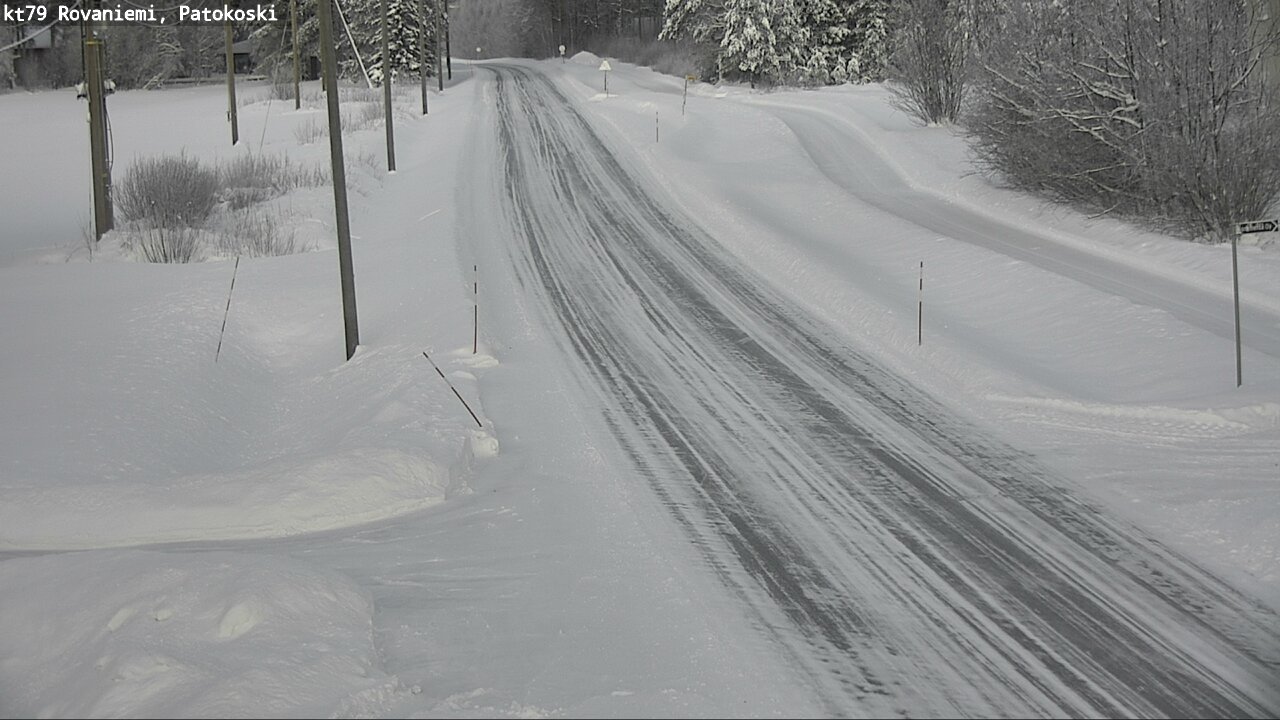 Weather Camera Image Road 79 Rovaniemi, Patokoski, Rovaniemi, Lappi
