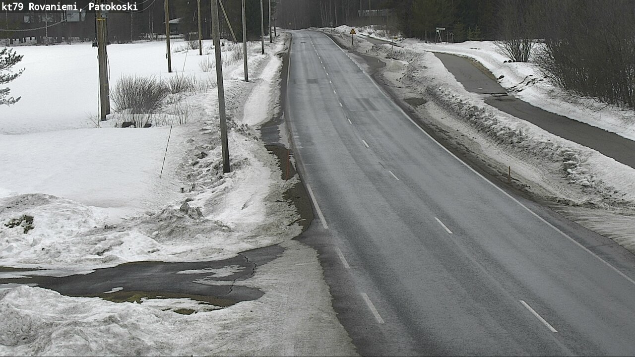 Weather Camera Image Road 79 Rovaniemi, Patokoski, Rovaniemi, Lappi