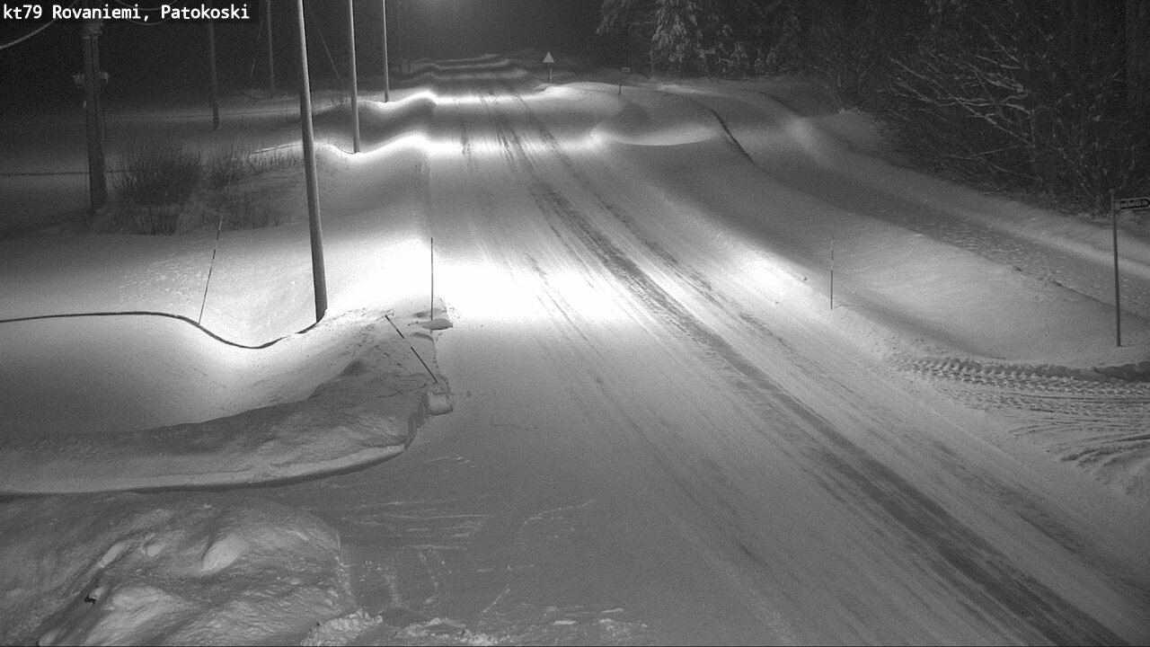 Weather Camera Image Road 79 Rovaniemi, Patokoski, Rovaniemi, Lappi