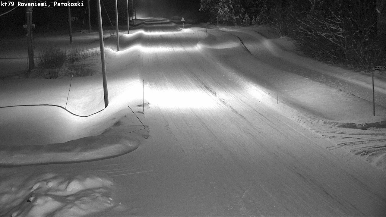 Weather Camera Image Road 79 Rovaniemi, Patokoski, Rovaniemi, Lappi