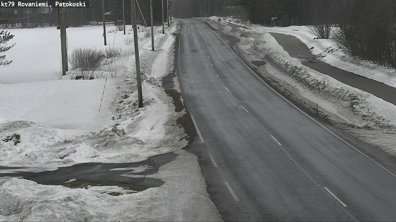 Weather Camera Image Road 79 Rovaniemi, Patokoski, Rovaniemi, Lappi