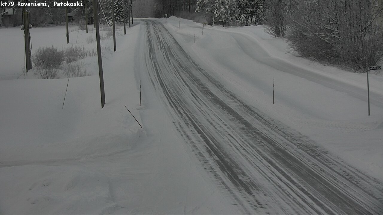 Weather Camera Image Road 79 Rovaniemi, Patokoski, Rovaniemi, Lappi