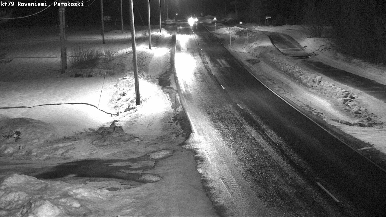 Weather Camera Image Väg 79 Rovaniemi, Patokoski, Rovaniemi, Lappi
