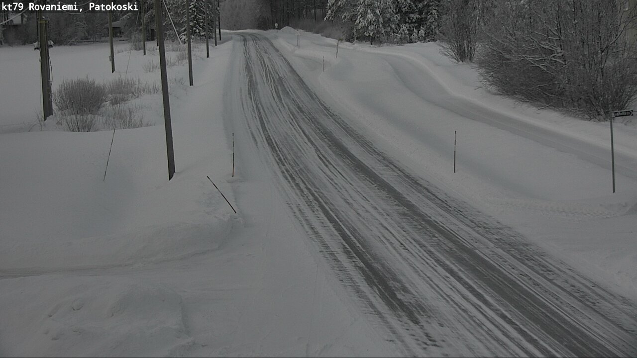 Weather Camera Image Road 79 Rovaniemi, Patokoski, Rovaniemi, Lappi