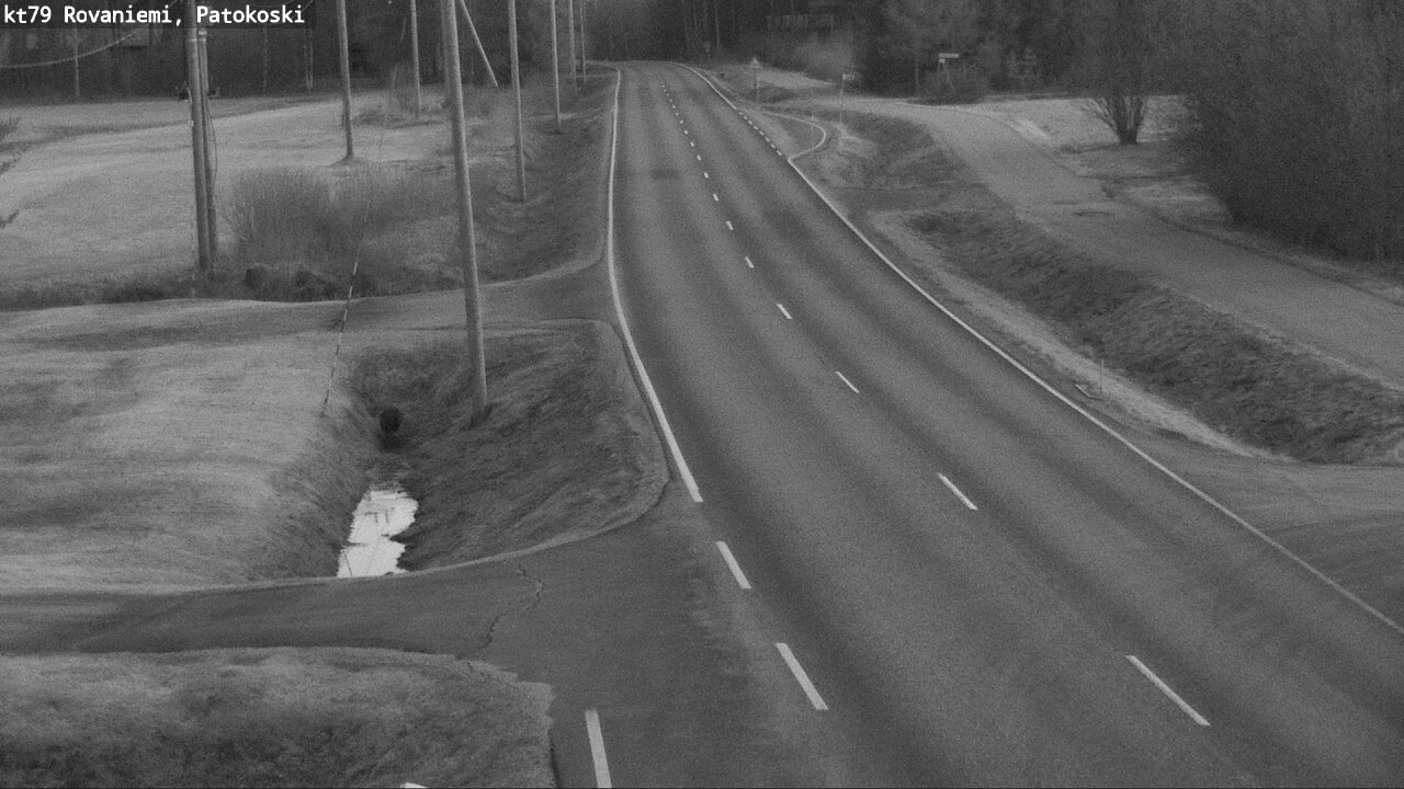 Weather Camera Image Väg 79 Rovaniemi, Patokoski, Rovaniemi, Lappi