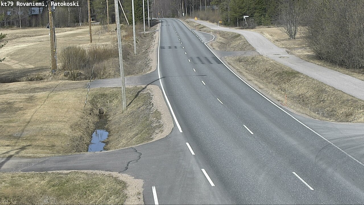 Weather Camera Image Väg 79 Rovaniemi, Patokoski, Rovaniemi, Lappi