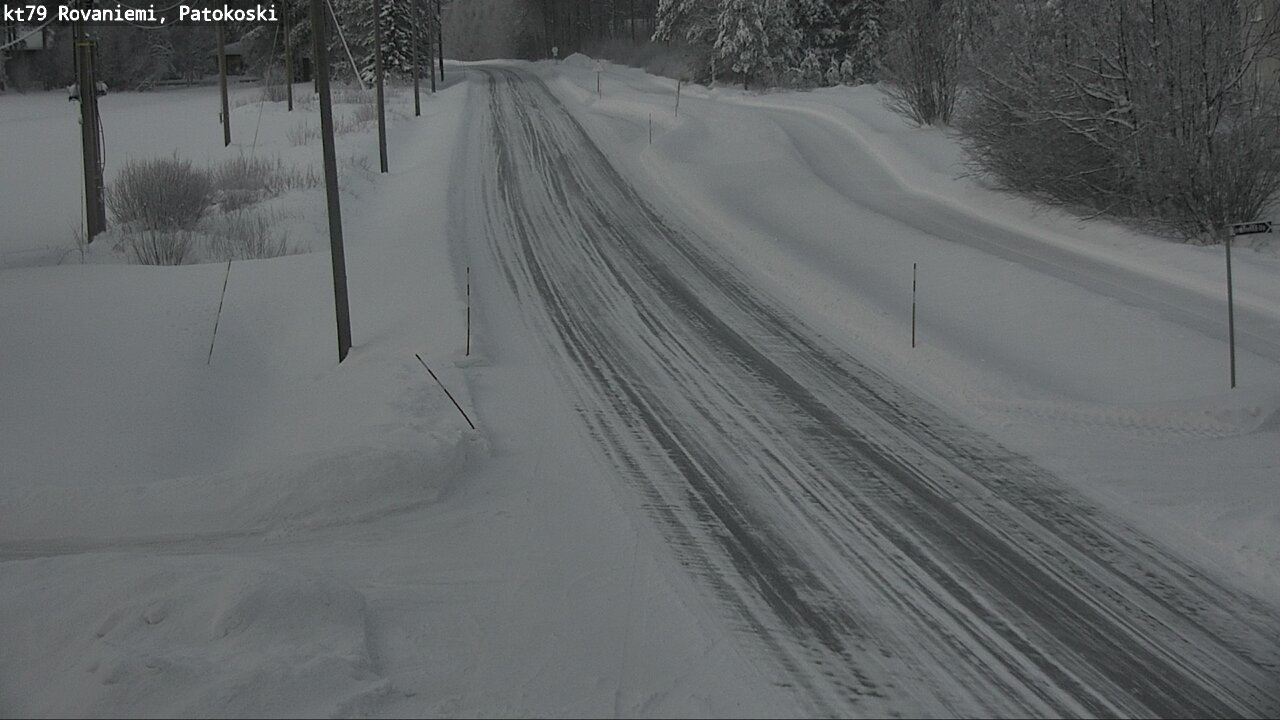 Weather Camera Image Road 79 Rovaniemi, Patokoski, Rovaniemi, Lappi