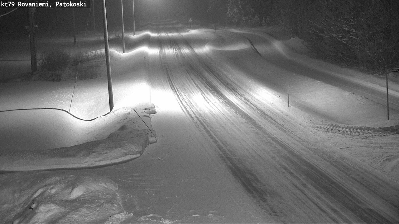 Weather Camera Image Road 79 Rovaniemi, Patokoski, Rovaniemi, Lappi