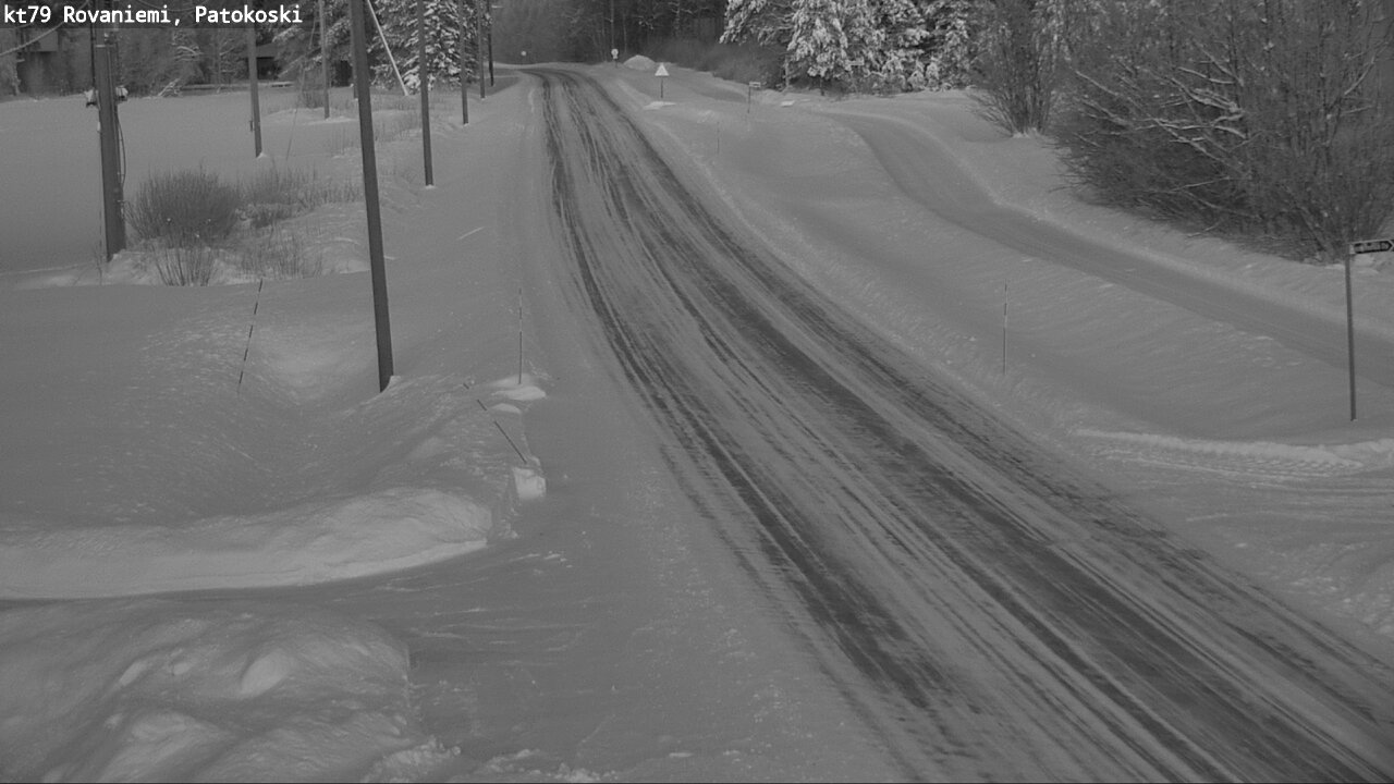 Weather Camera Image Road 79 Rovaniemi, Patokoski, Rovaniemi, Lappi