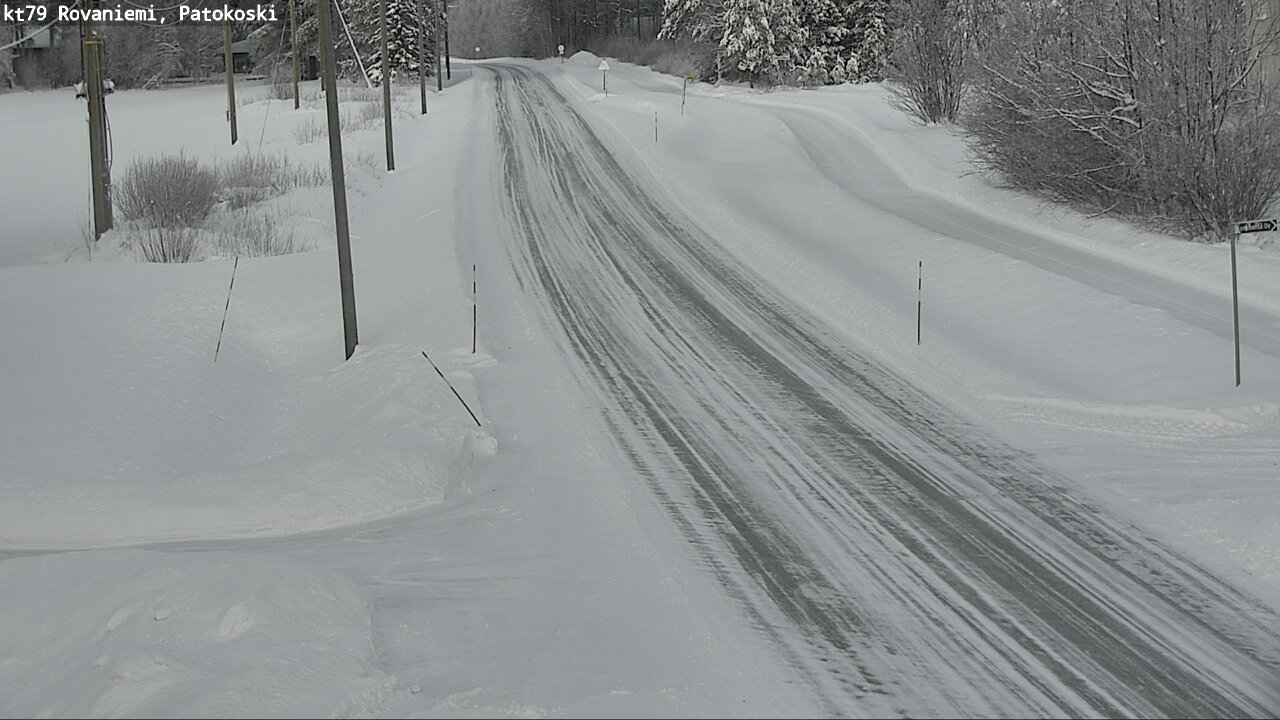 Weather Camera Image Road 79 Rovaniemi, Patokoski, Rovaniemi, Lappi