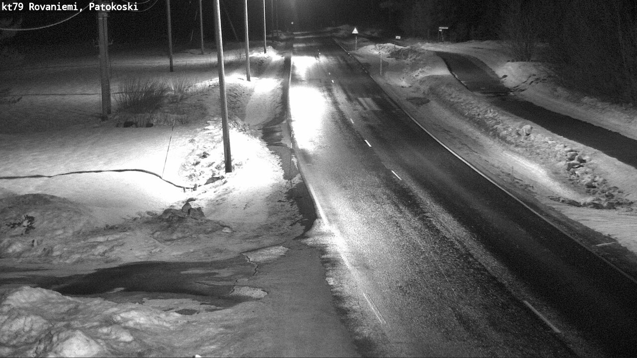 Weather Camera Image Väg 79 Rovaniemi, Patokoski, Rovaniemi, Lappi