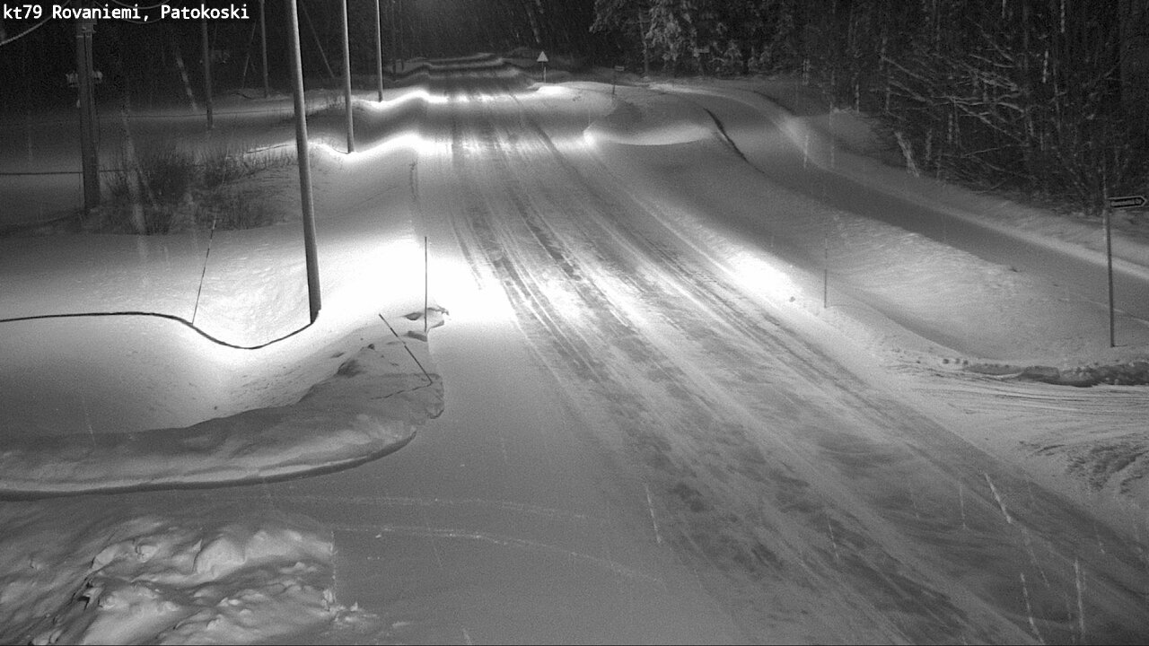 Weather Camera Image Road 79 Rovaniemi, Patokoski, Rovaniemi, Lappi