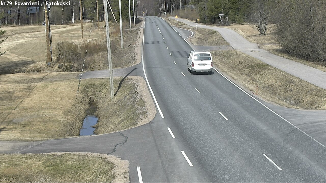 Weather Camera Image Väg 79 Rovaniemi, Patokoski, Rovaniemi, Lappi