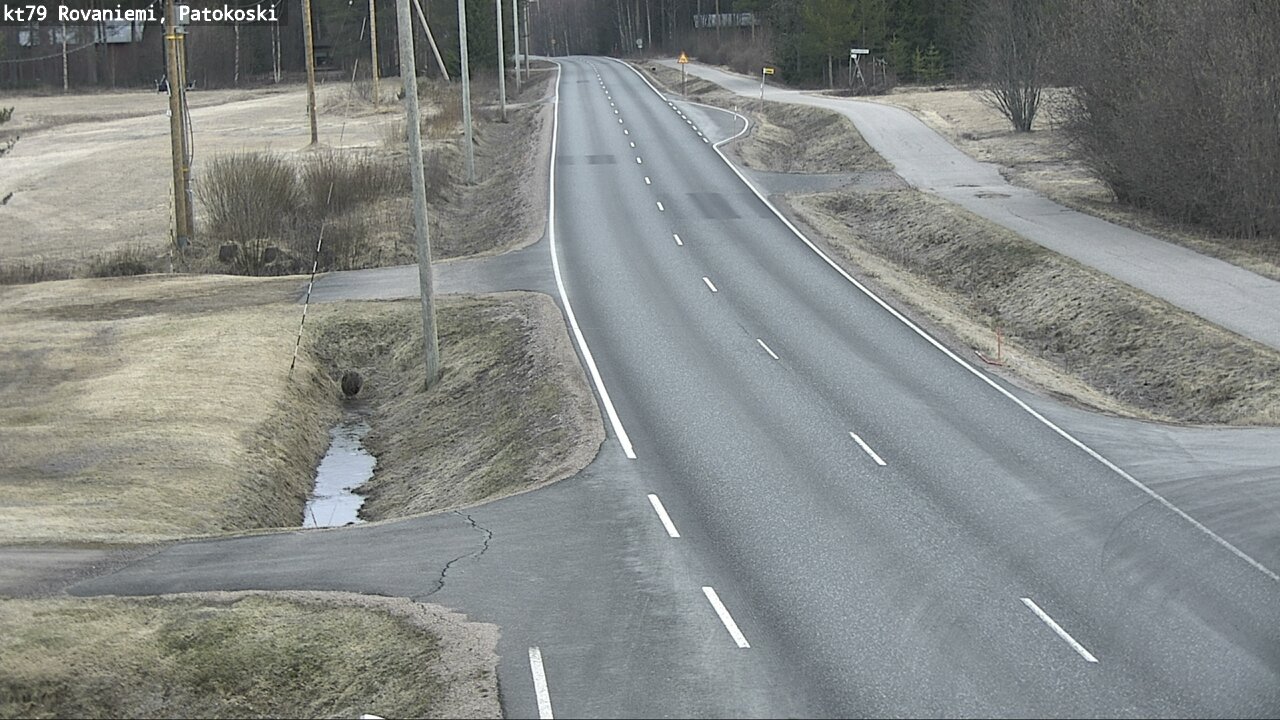 Weather Camera Image Väg 79 Rovaniemi, Patokoski, Rovaniemi, Lappi