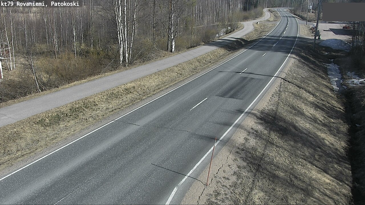 Weather Camera Image Road 79 Rovaniemi, Patokoski, Rovaniemi, Lappi
