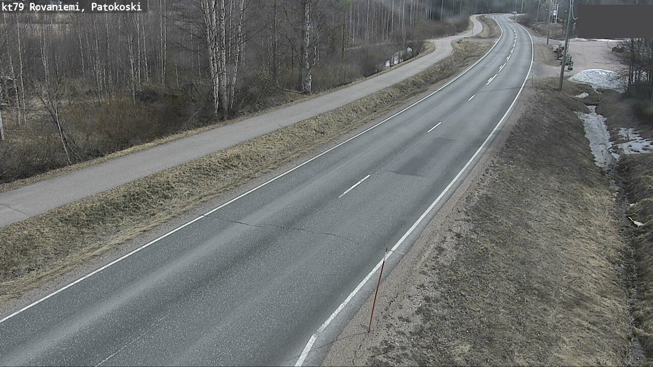 Weather Camera Image Road 79 Rovaniemi, Patokoski, Rovaniemi, Lappi