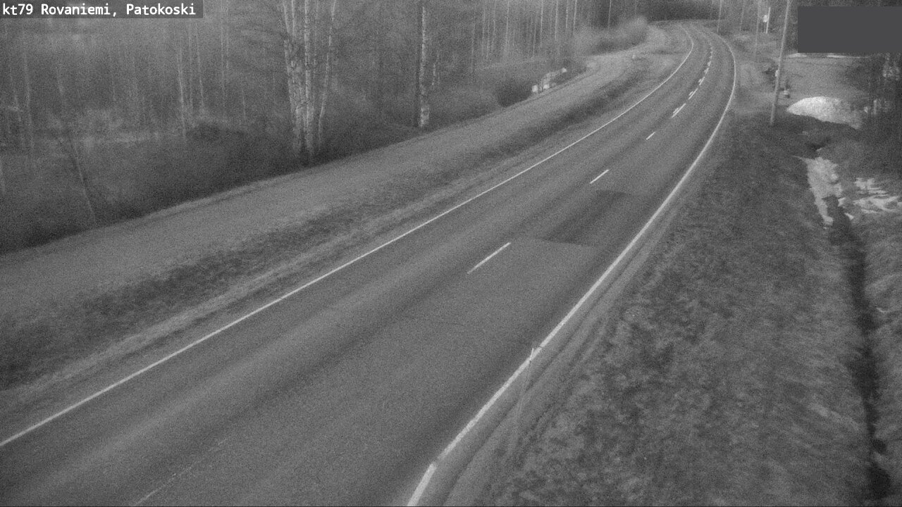 Weather Camera Image Road 79 Rovaniemi, Patokoski, Rovaniemi, Lappi