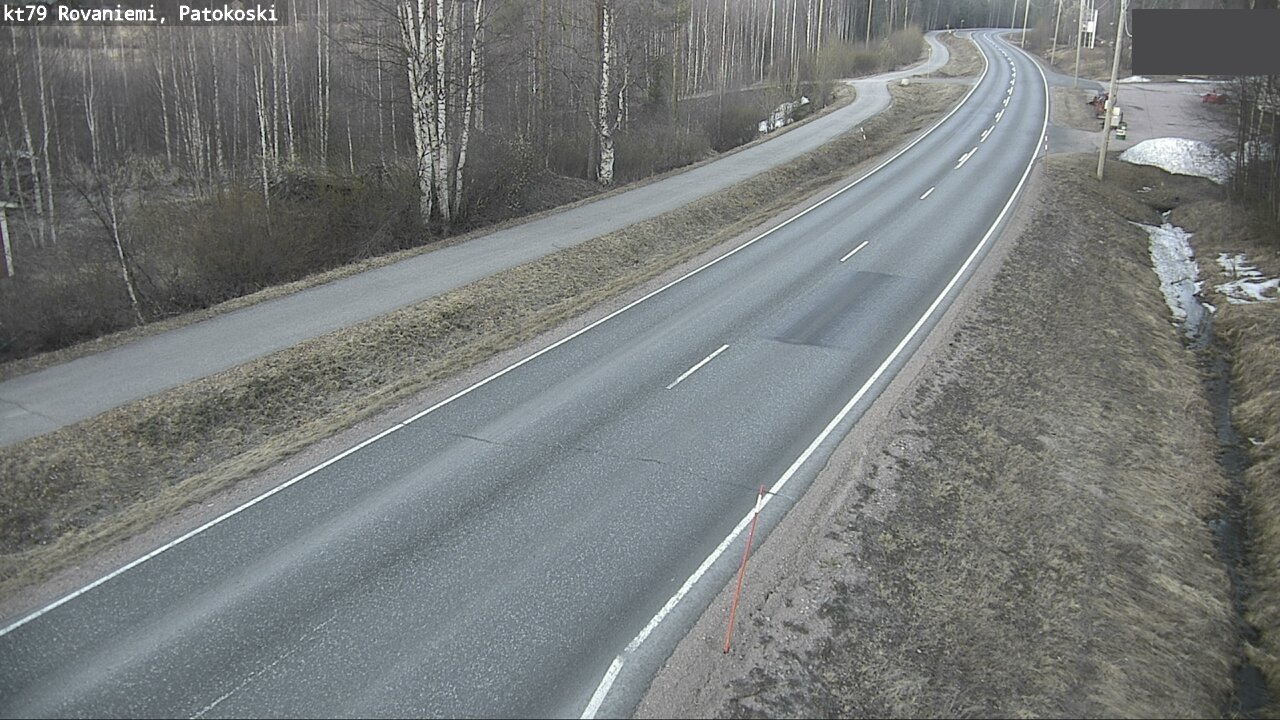 Weather Camera Image Road 79 Rovaniemi, Patokoski, Rovaniemi, Lappi