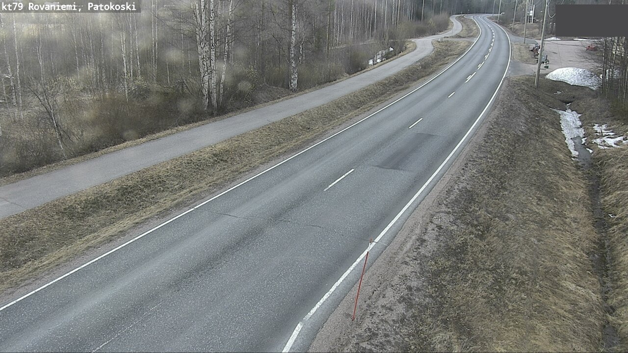 Weather Camera Image Väg 79 Rovaniemi, Patokoski, Rovaniemi, Lappi