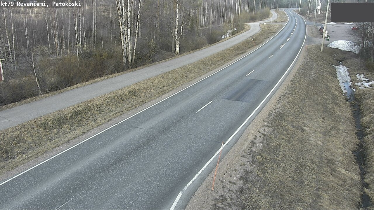 Weather Camera Image Väg 79 Rovaniemi, Patokoski, Rovaniemi, Lappi