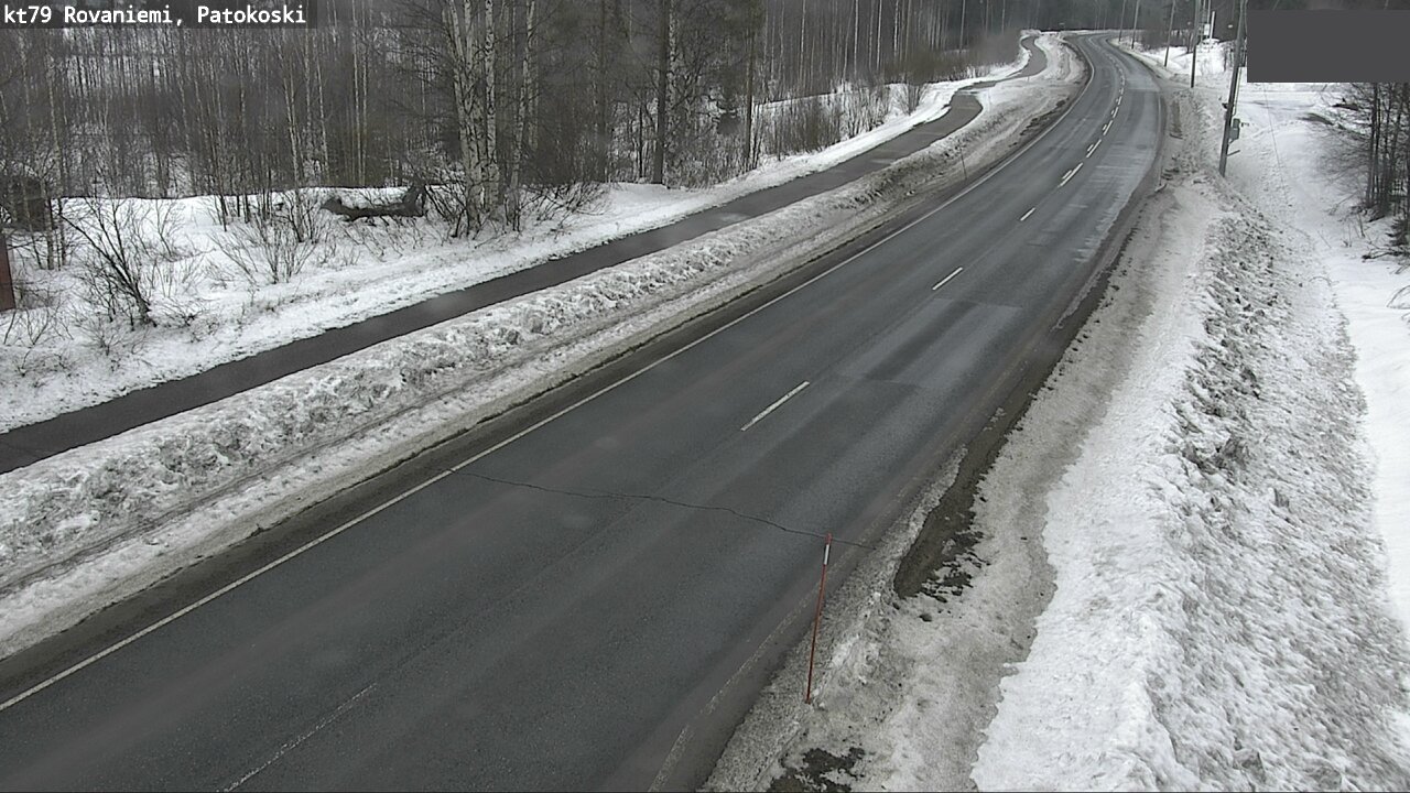 Weather Camera Image Road 79 Rovaniemi, Patokoski, Rovaniemi, Lappi