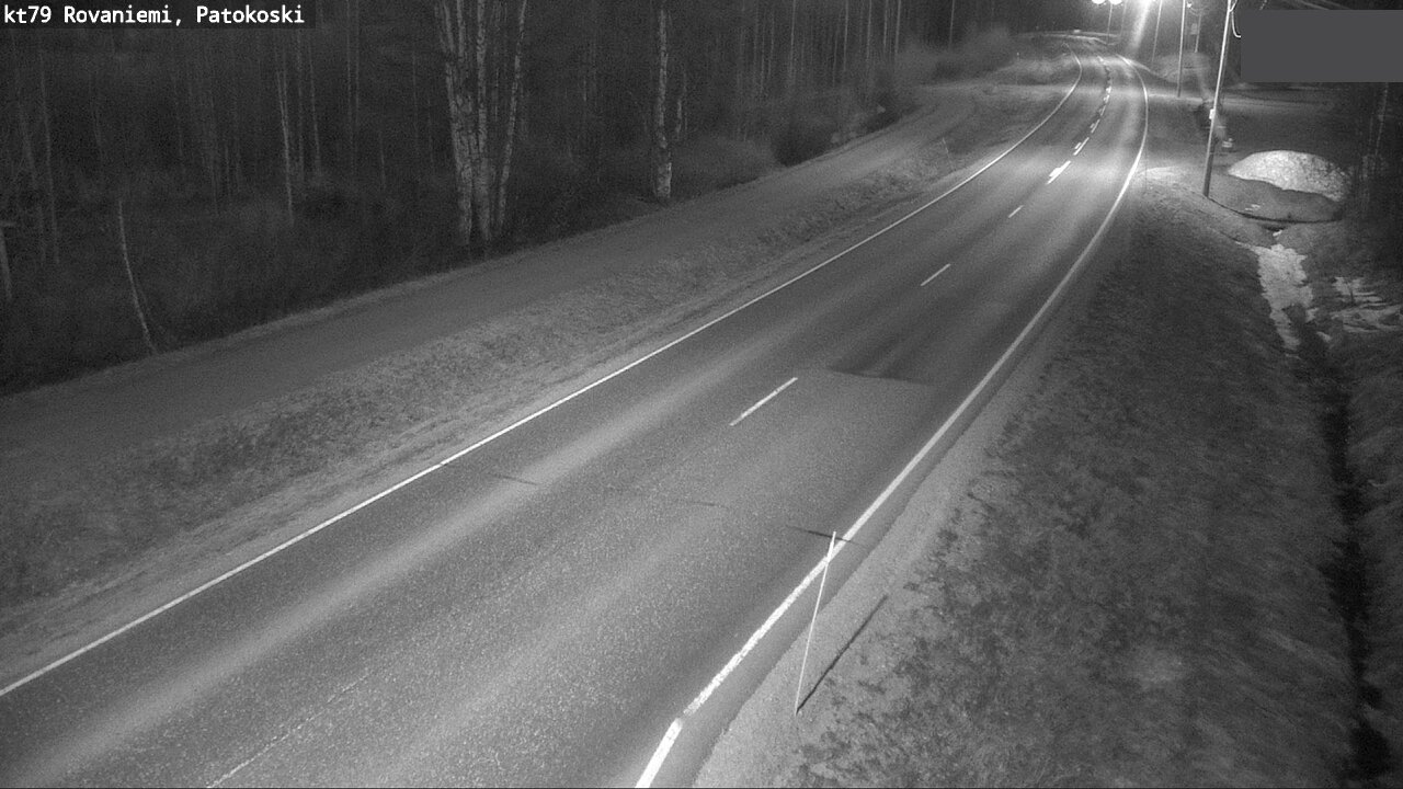 Weather Camera Image Road 79 Rovaniemi, Patokoski, Rovaniemi, Lappi