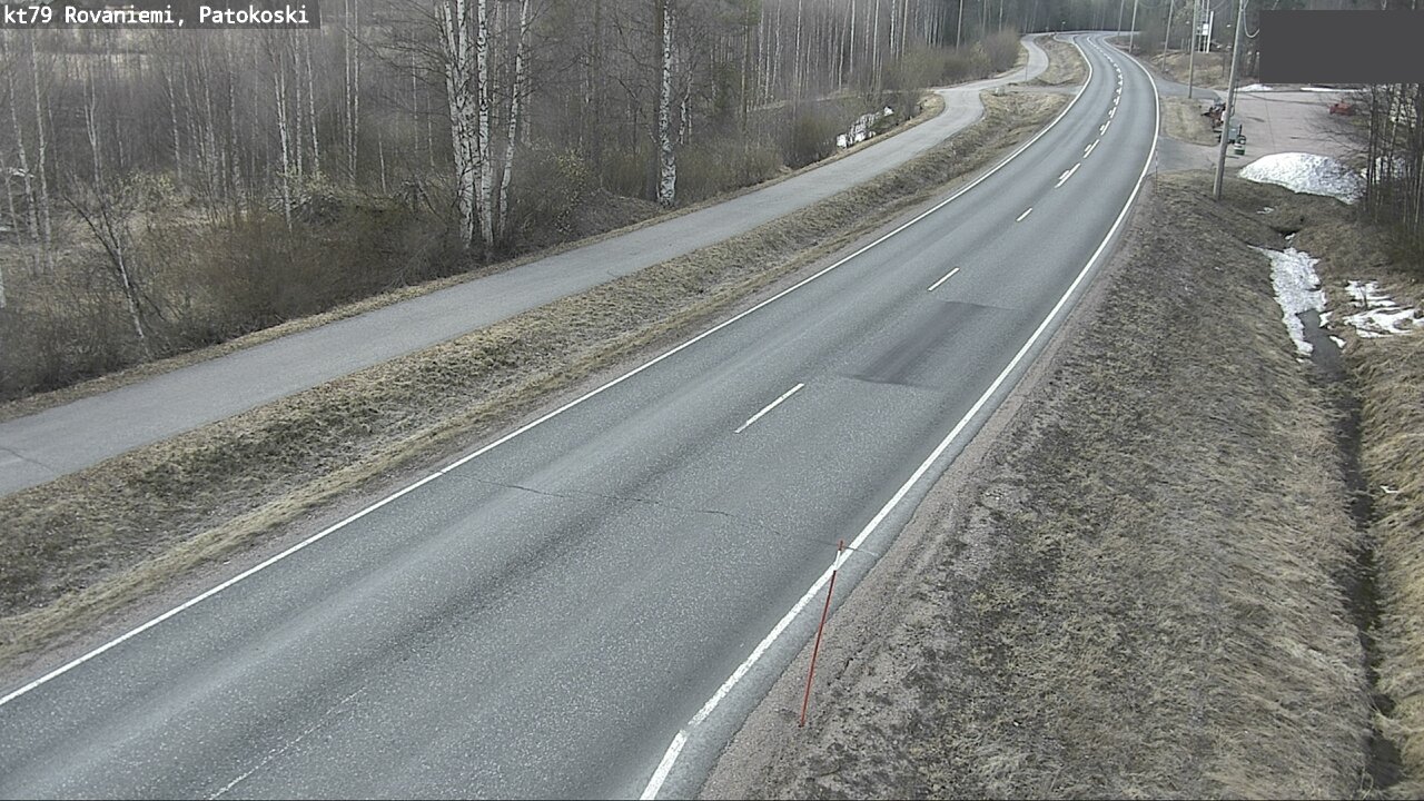 Weather Camera Image Väg 79 Rovaniemi, Patokoski, Rovaniemi, Lappi