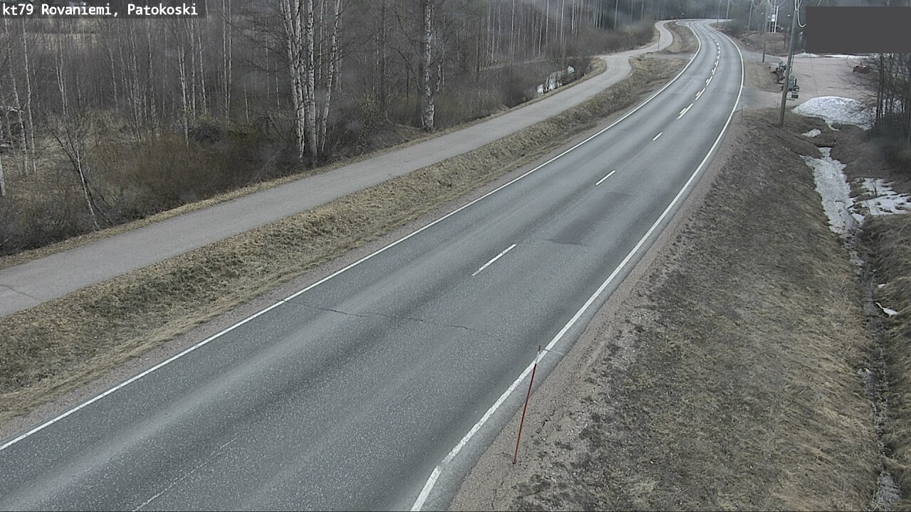 Weather Camera Image Road 79 Rovaniemi, Patokoski, Rovaniemi, Lappi