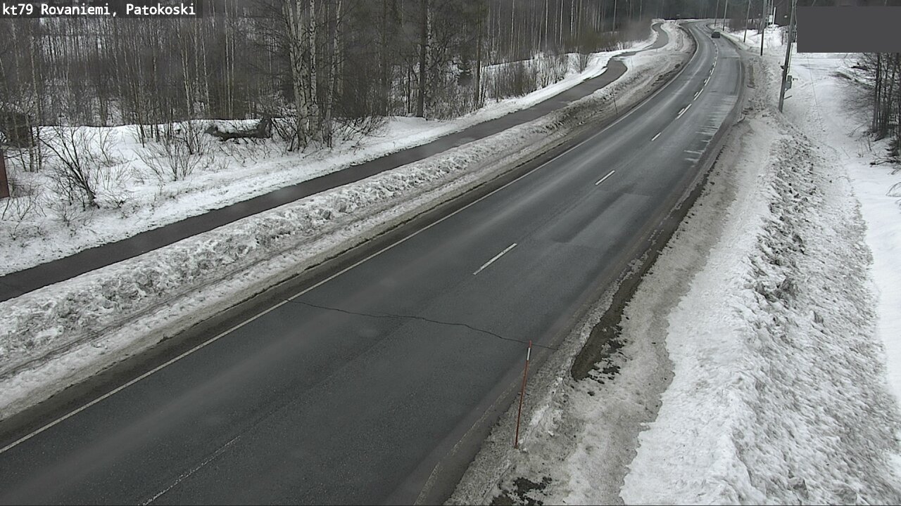 Weather Camera Image Väg 79 Rovaniemi, Patokoski, Rovaniemi, Lappi