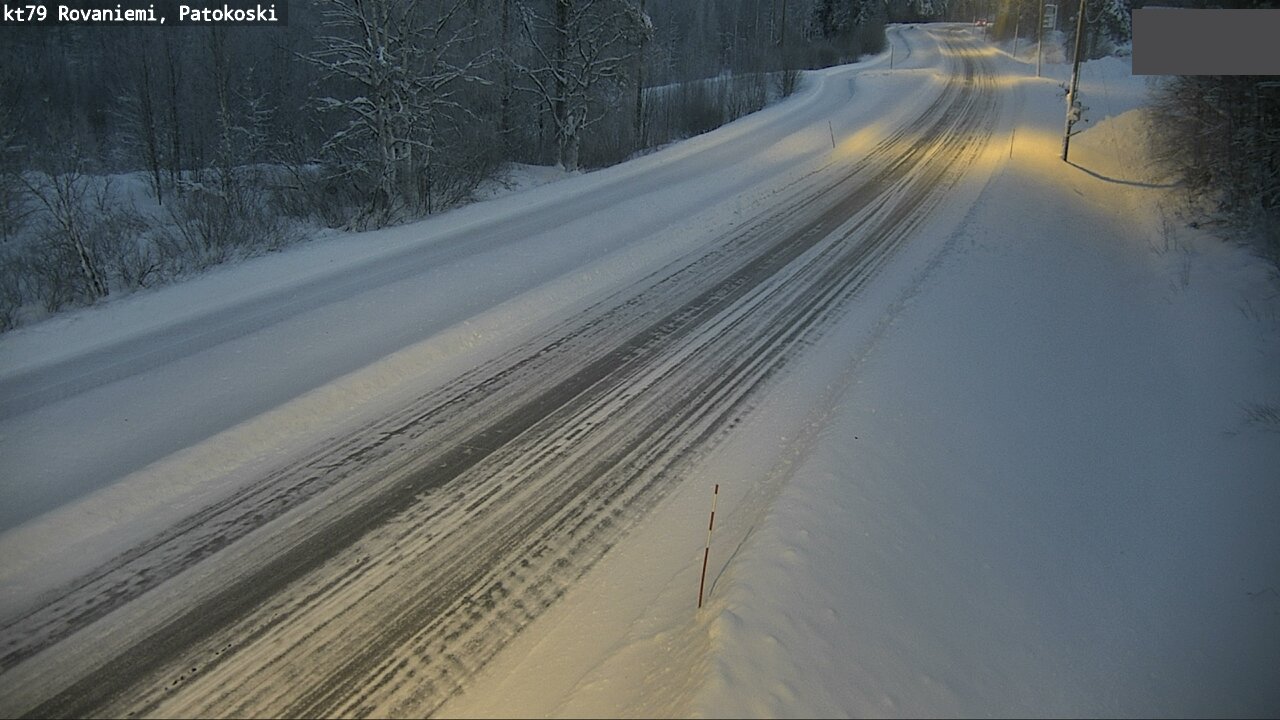 Weather Camera Image Road 79 Rovaniemi, Patokoski, Rovaniemi, Lappi