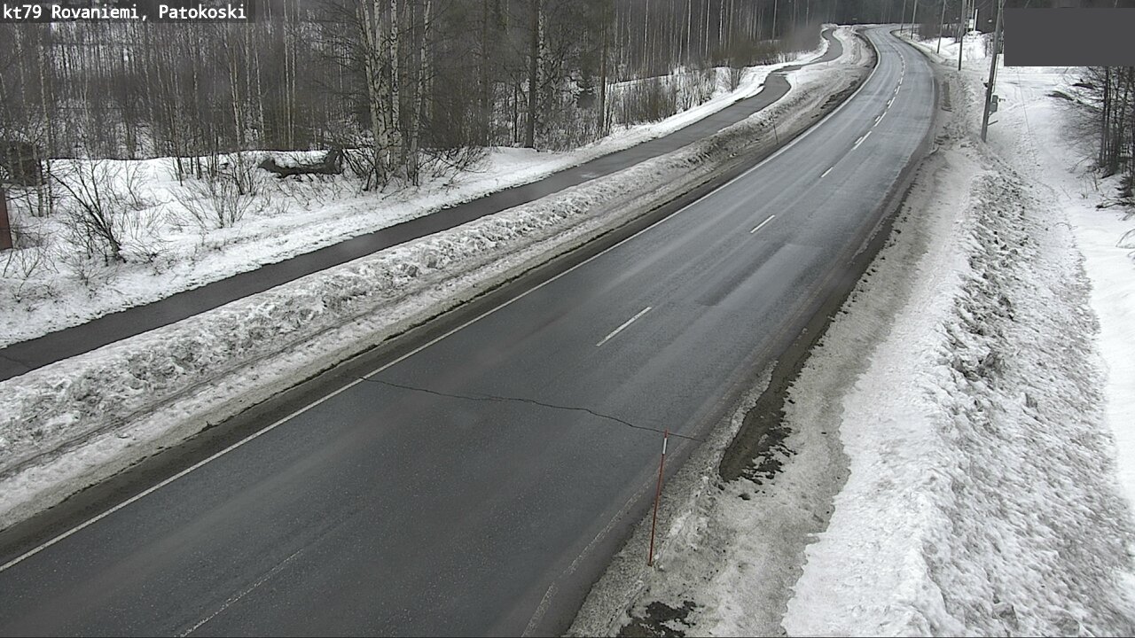 Weather Camera Image Väg 79 Rovaniemi, Patokoski, Rovaniemi, Lappi