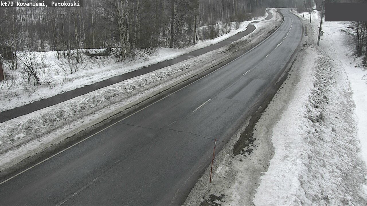 Weather Camera Image Road 79 Rovaniemi, Patokoski, Rovaniemi, Lappi