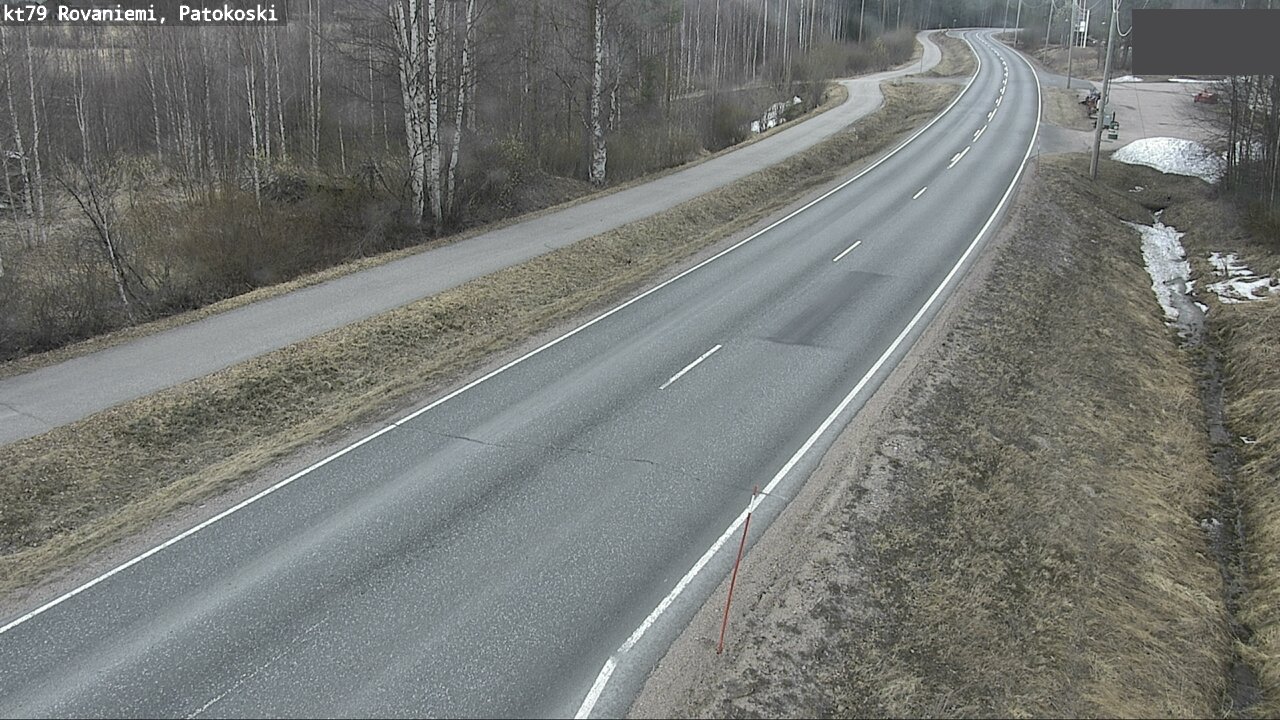 Weather Camera Image Väg 79 Rovaniemi, Patokoski, Rovaniemi, Lappi