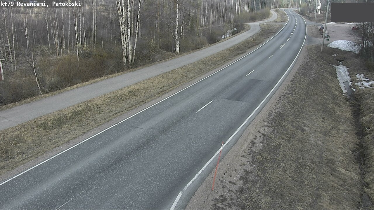 Weather Camera Image Road 79 Rovaniemi, Patokoski, Rovaniemi, Lappi