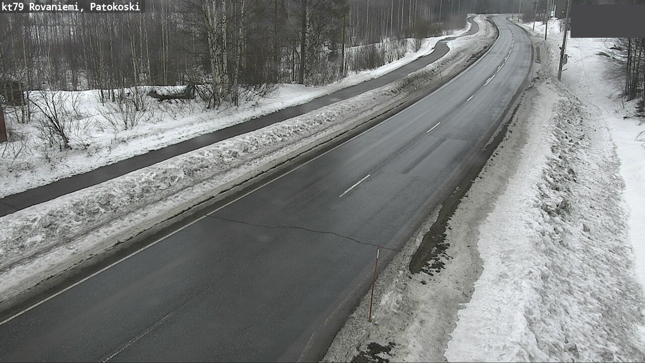 Weather Camera Image Road 79 Rovaniemi, Patokoski, Rovaniemi, Lappi