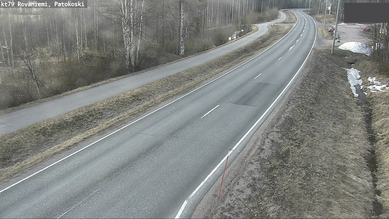Weather Camera Image Väg 79 Rovaniemi, Patokoski, Rovaniemi, Lappi