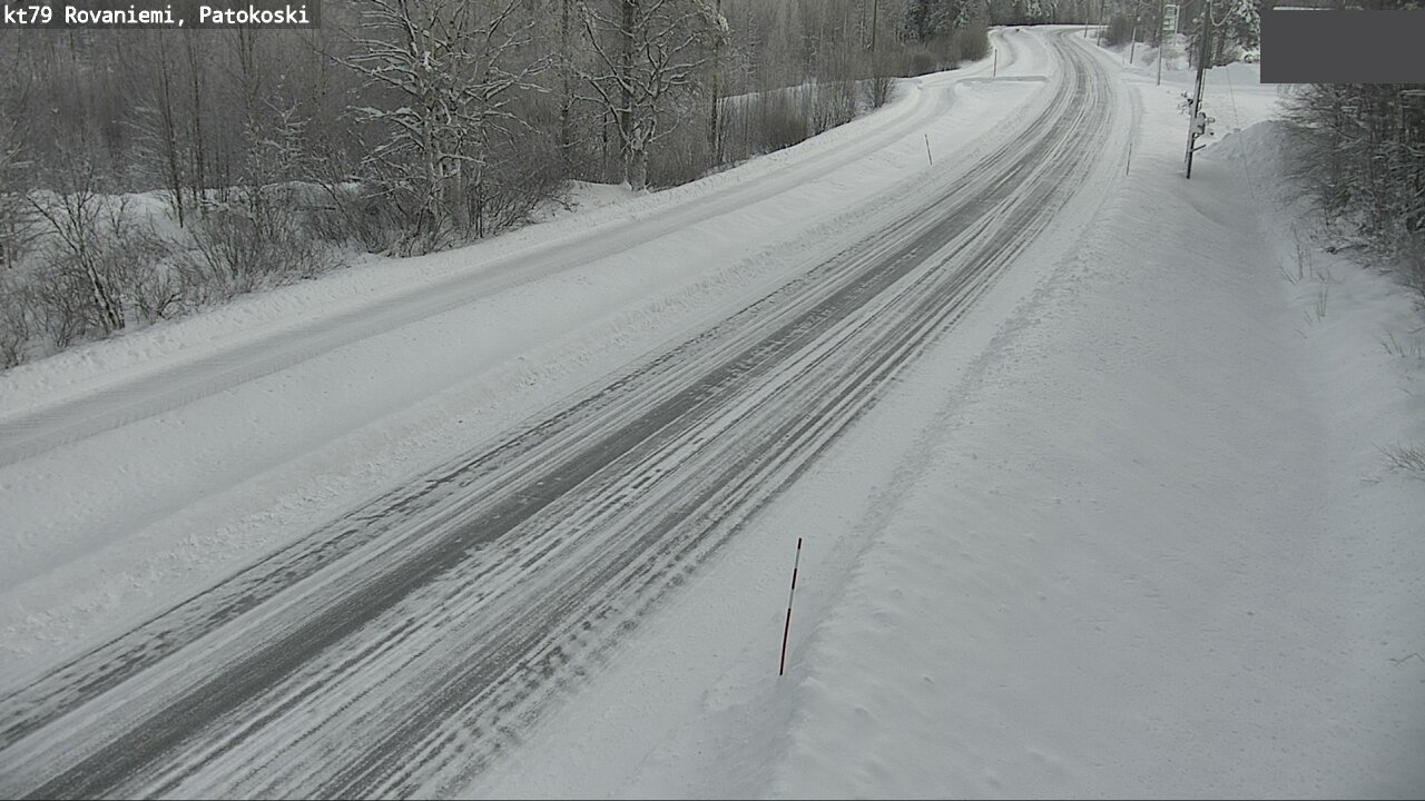 Weather Camera Image Road 79 Rovaniemi, Patokoski, Rovaniemi, Lappi