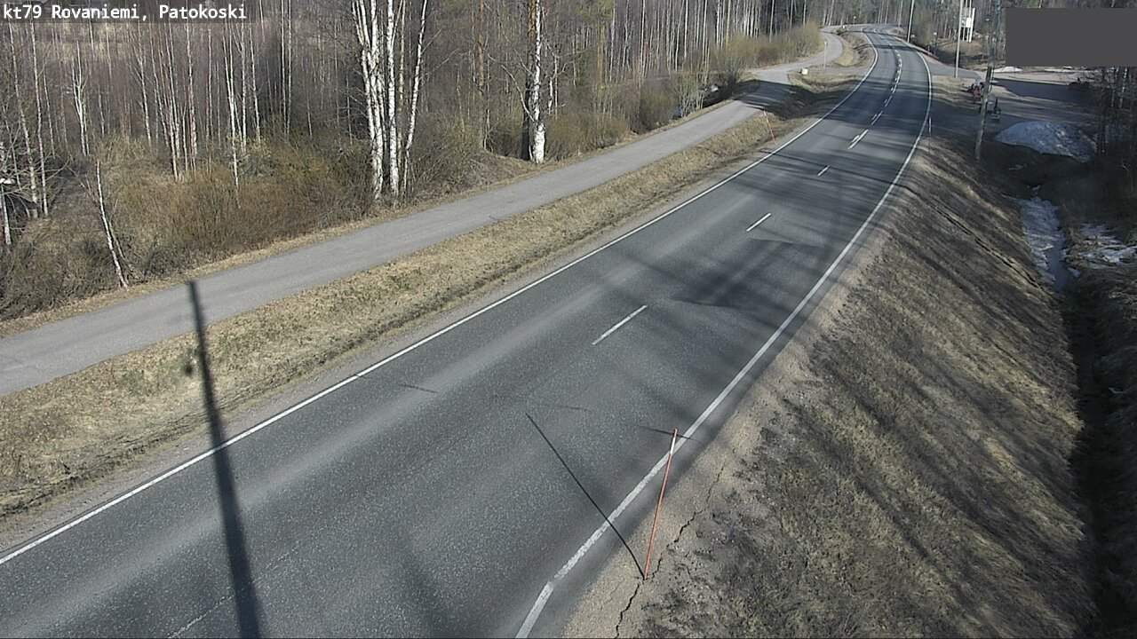Weather Camera Image Road 79 Rovaniemi, Patokoski, Rovaniemi, Lappi